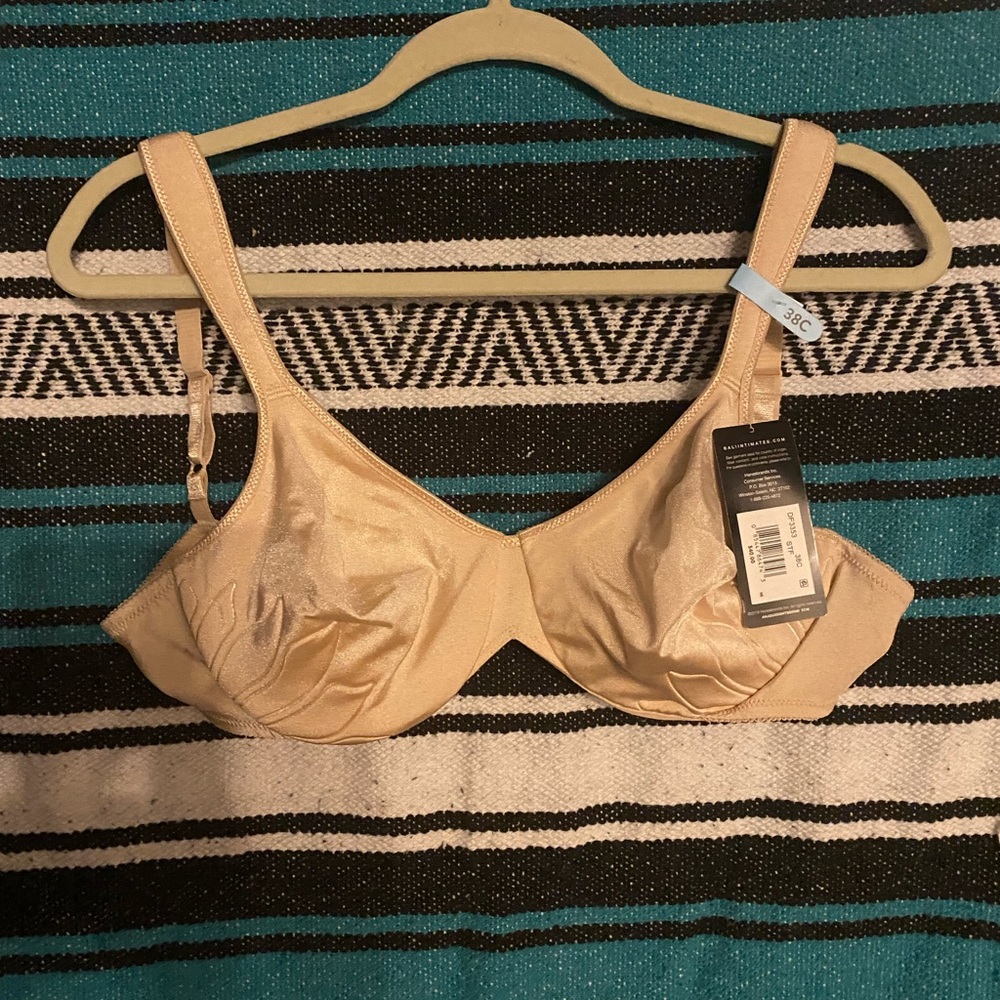 Cream colored bra